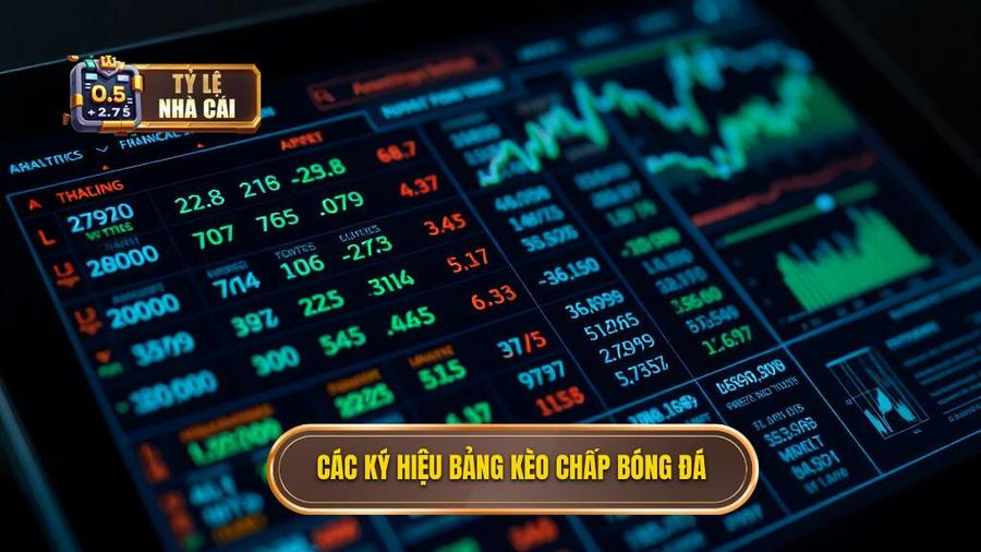 Kèo chấp là gì? Hướng dẫn chi tiết cách đọc kèo châu Á cho người mới 2 Các ký hiệu và thông số cơ bản trong bảng kèo chấp