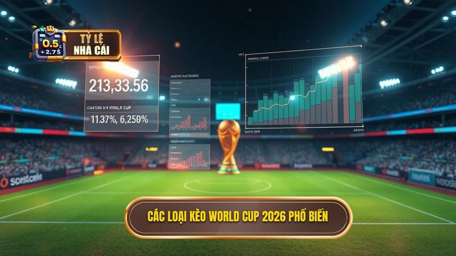 Tỷ Lệ Kèo World Cup 2026: Phân Tích Chuyên Sâu Và Cẩm Nang Soi Kèo Toàn Tập 2 Các loại tỷ lệ kèo World Cup 2026 phổ biến nhất